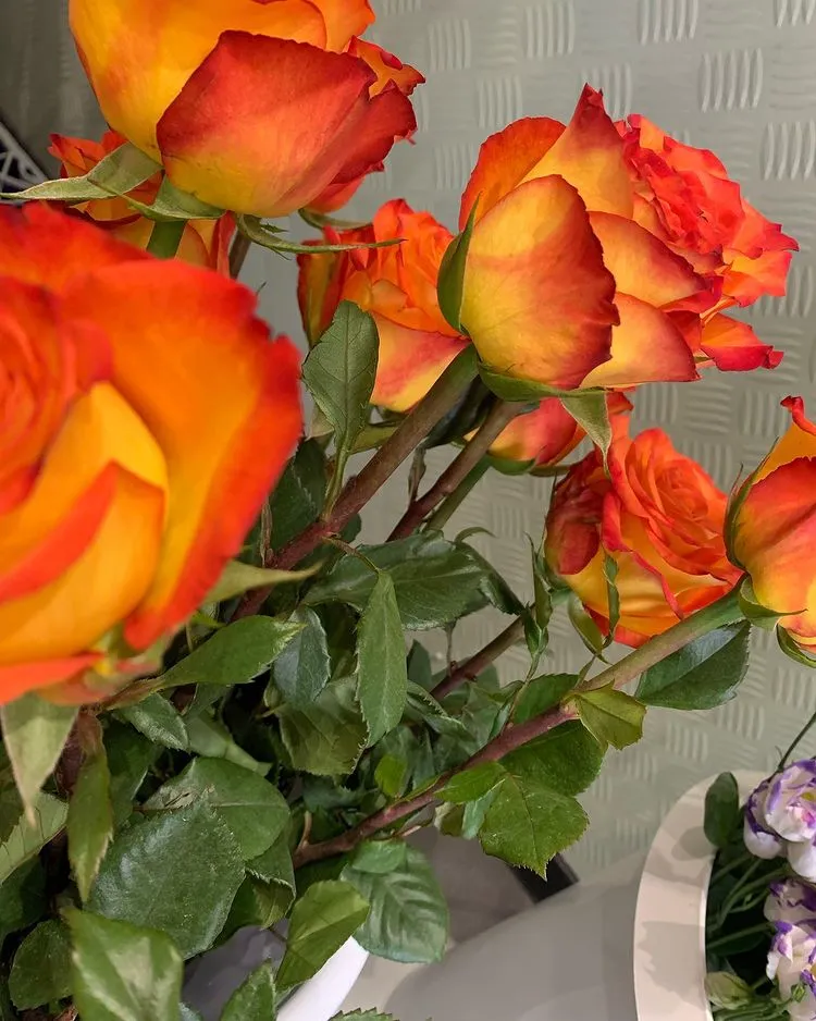 Arrangement de fleurs de saison