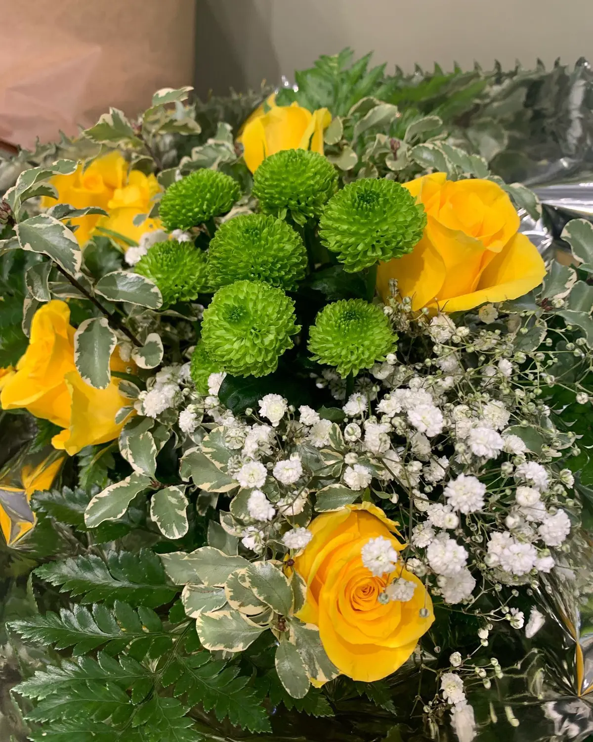 Fleurs fraîches coupées variées