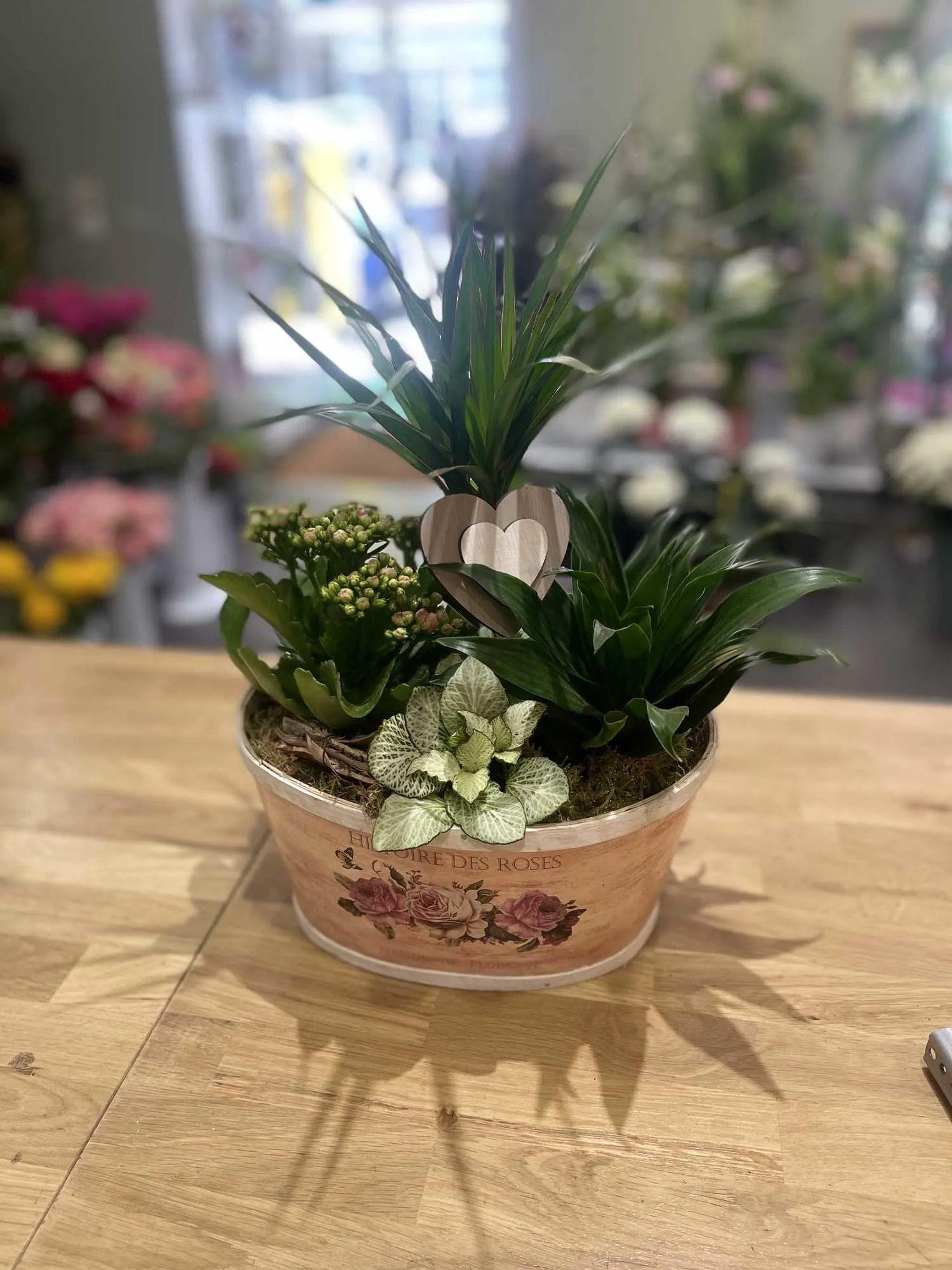 Composition de fleurs variées